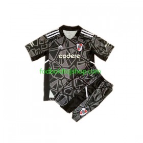 CA River Plate Målmand Børn Hjemme Fodboldsæt 2023 S/S (+ Korte bukser)